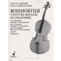 Bodin de Boismortier J. 9 Petites Sonates et Chaconne 2 Violoncelles OU Bassons
