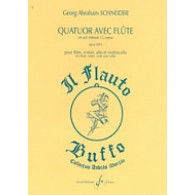 Schneider G.a. Quatuor Avec Flute en Sol Mineur OP 69/3