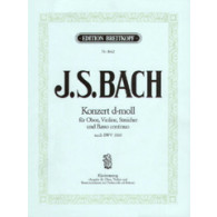 Bach J.s. Concerto RE Mineur Hautbois OU Violon, Piano