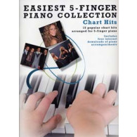 Easiest 5-FINGER Piano Collection Chart Hits