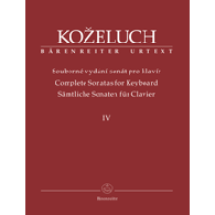 Kozeluh J.a. Complete Sonatas Vol 4 Piano