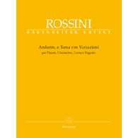 Rossini G. Andante et Theme Avec Variations Bois/cuivres