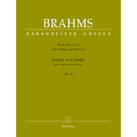 Brahms J. Sonate N°1 OP 78 Violon