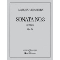 Ginastera A. Sonata N°3 OP 54 Piano