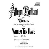 Ten Have W. Allegro Brillant OP 19 Violon