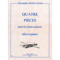 Metratone A. Pieces Pour Les Jeunes Altistes Alto