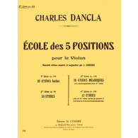 Dancla C. Ecole Des 5 Positions OP 128 Vol 3 Violon