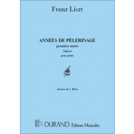 Liszt F. Annees de Pelerinage 1RE Annee Piano