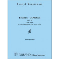 Wieniawski H. ETUDES-CAPRICES Opus 18 Violon