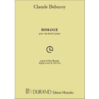 Debussy C. Romance  Chant Piano