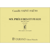 SAINT-SAENS C. Preludes et Fugues OP 99 Vol 1 Orgue OU Harmonium