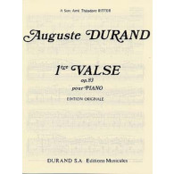 Durand A. 1RE Valse OP 83 Piano