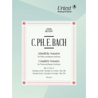 Bach C.p.e. Sonates Vol 3 WQ 128 - WQ 134 Flute