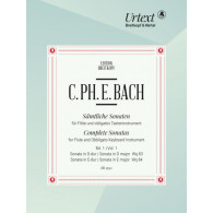 Bach C.p.e. Sonates Vol 2 WQ 85 - WQ 86 Flute
