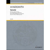 Hindemith P. Sonate Cor Alto/saxo Alto