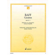 Raff J. Cavatine Violon OU Violoncelle