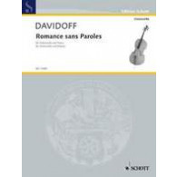 Davidoff K. Romance Sans Paroles For Cello