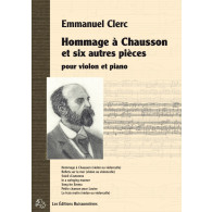 Clerc E. Hommage A Chausson Violon OU Violoncelle