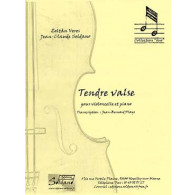 Veres Z./soldano J.c. Tendre Valse Violoncelle Piano
