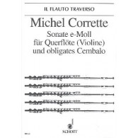 Corrette M. Sonate MI Mineur OP 25/4 Flute