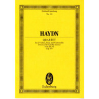 Haydn J. STREICH-QUARTETT D Dur OP 42 Conducteur