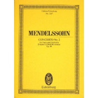 Mendelssohn F. Concerto N°2 Piano et Orchestre Conducteur