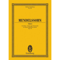 Mendelssohn F. Trio OP 49 Piano et Cordes Conducteur