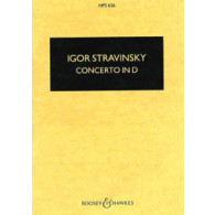 Stravinsky I. Concerto en RE Cordes Conducteur