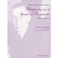 Rachmaninov S. Rhapsody ON A Theme OF Paganini Violon