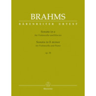 Brahms J. Sonate N°1 OP 38 Violoncelle