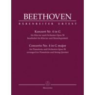 Beethoven L. Concerto N°4 OP 58 Piano et Quintettes A Cordes