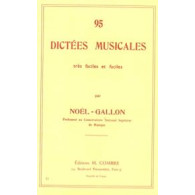 NOEL-GALLON Dictees Musicales Faciles et Tres Faciles
