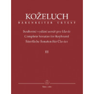 Kozeluh L. Sonates Complete Vol 3 Piano