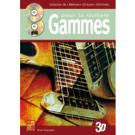 Desgranges B. Gammes en 3D Guitare Avec CD Dvd
