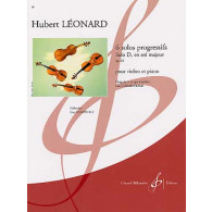 Leonard H. Solos Progressifs OP 62 D Sol Majeur Violon
