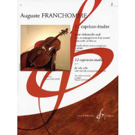 Franchomme A. 12 Caprices Etudes  OP 7 Vol 2 Violoncelle