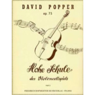 Popper D. 40 Studies Opus 73 Vol 3 Violoncelle