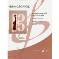 Leonard H. Solos Progressifs OP 62: Solo D  en DO  Majeur Alto