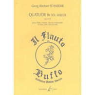 Schneider G.a. Quatuor en Sol Majeur OP 52/3