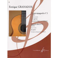 Granados E. Danse Espagnole N°5 Guitare