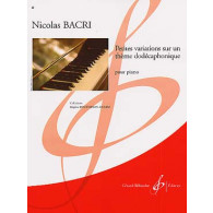 Bacri N. Petites Variations Sur UN Theme Dodecaphonique Piano