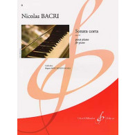 Bacri N. Sonata Corta OP 68 Piano
