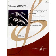 Guyot V. 10 Pieces Pedagogiques Graduees Vol 2 Clarinette