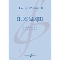 Escaich T. Etudes Baroques Piano