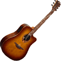 Lag T118DCE-BRS Dreadnought Cutaway Electro Brown Shadow