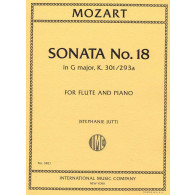 Mozart W.a. Sonate N°18 DO Majeur Flute