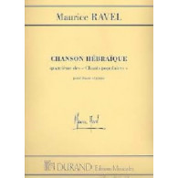 Ravel M. Chanson Hebraique N°4 Chant