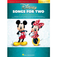 Disney Songs For Two Saxos Alto