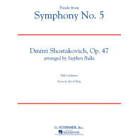Chostakovitch D. Finale de la Symphonie N°5 Orchestre