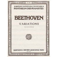 Beethoven L.v. Variations Sur le Duo de la Molinara Piano